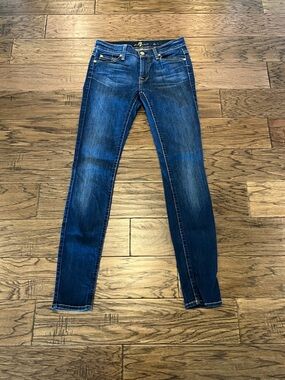 7 For All Mankind The Skinny Low Rise Size 27